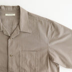 SILK NEP CLOTH SOUVENIR SHIRTS (Short-sleeve) #CELADON [251OJ-SH14]