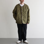 Reversible Down Cardigan #Khaki Beige [SUAF361]