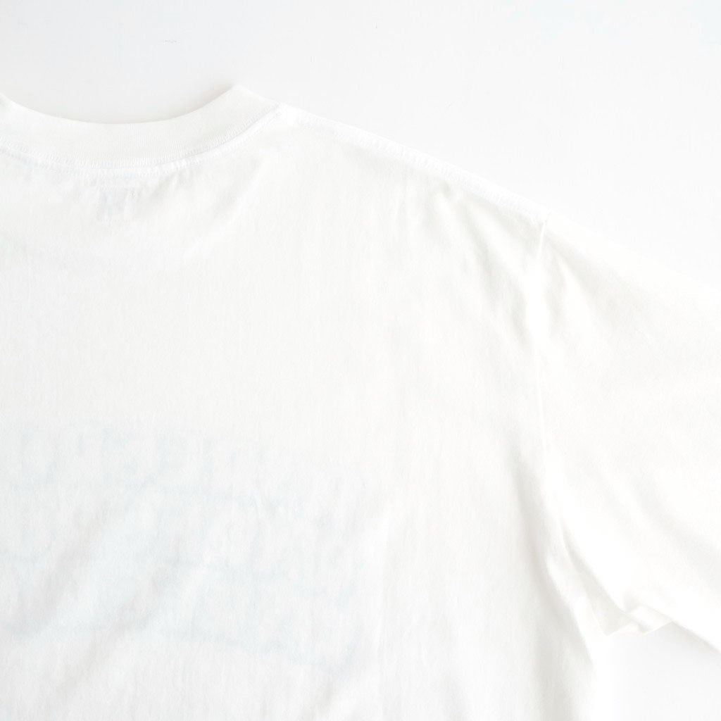 RAREGROOVE Print Tee WIDE #White×White-PT [bROOTS25S34S26B]
