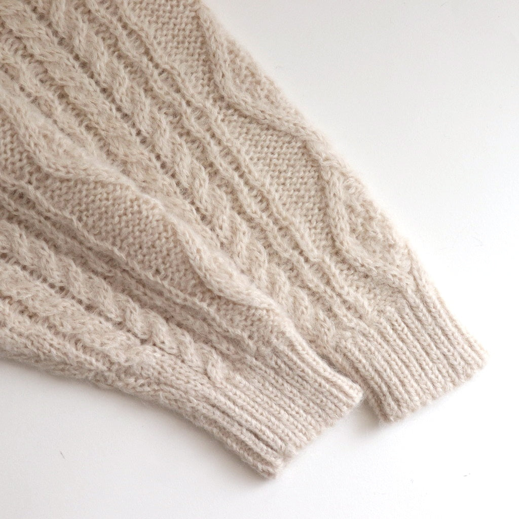 MOHAIR NORDIC TURTLE NECK #IVORY [BN-24FL-055]