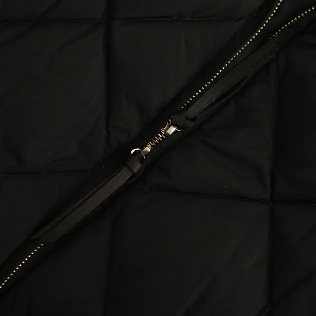 HIGH-COUNT SILK MITTEN PUFF JACKET #BLACK [252OJ-JK13]