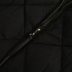 HIGH-COUNT SILK MITTEN PUFF JACKET #BLACK [252OJ-JK13]