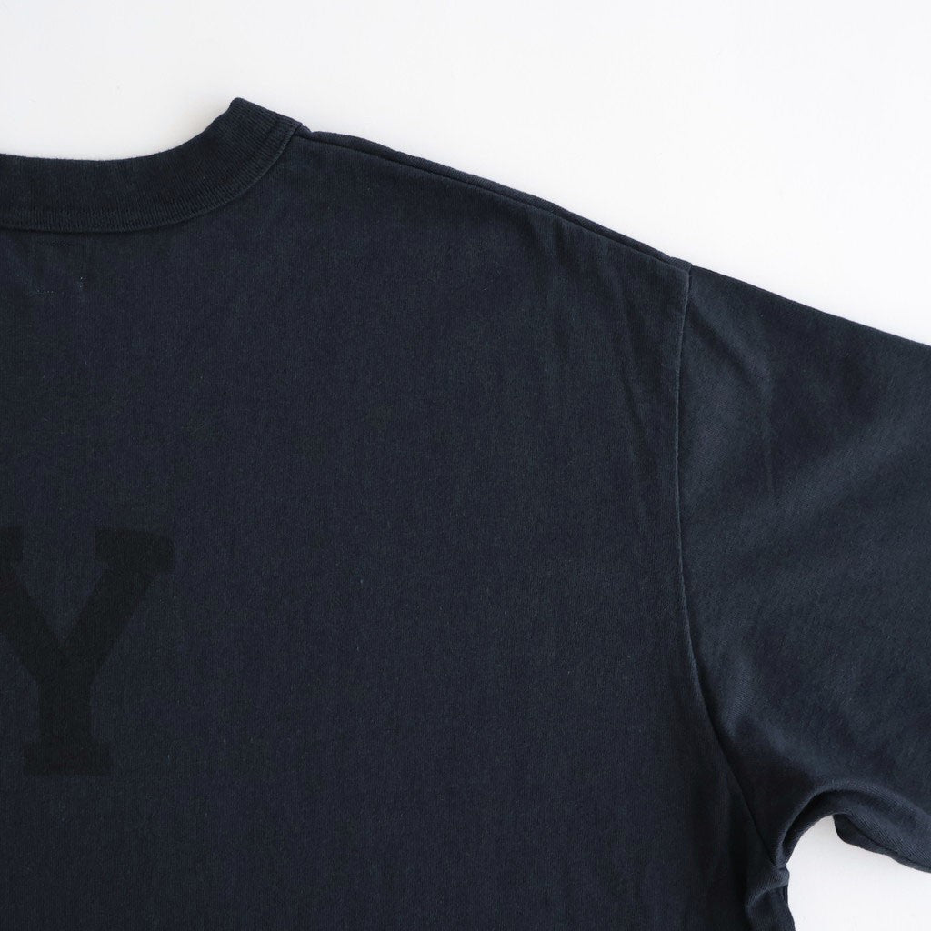 ALE-Y 88/12 Print Tee WIDE #NightBlack×Black-PT [bROOTS25S36S26A]
