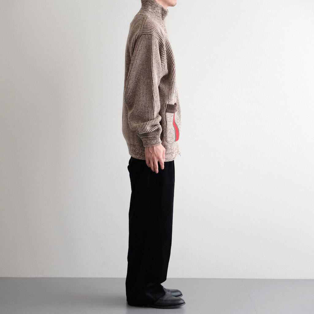 DRIVERS YARDIE KNIT #BROWN [DNA25K02]