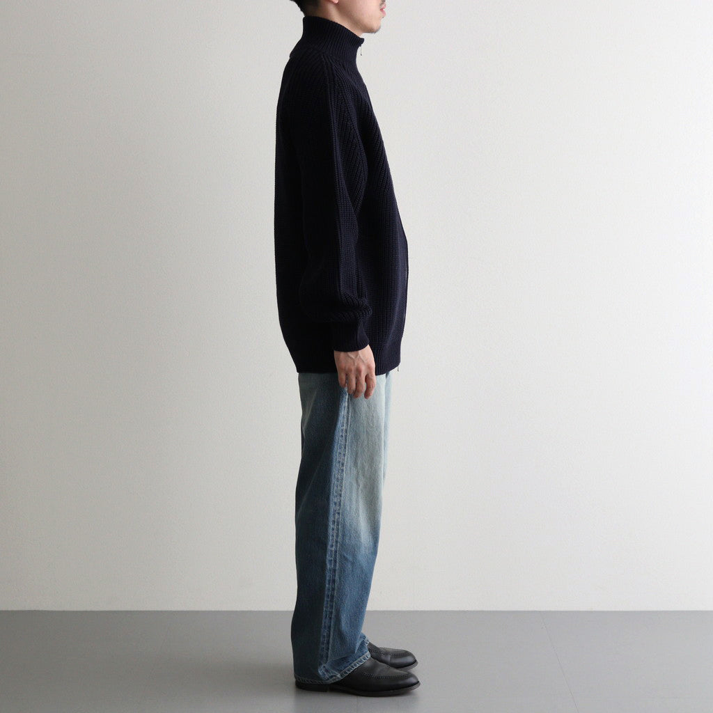 SIGNATURE DRIVERS KNIT #NAVY [BN-24FM-039] – Diffusion