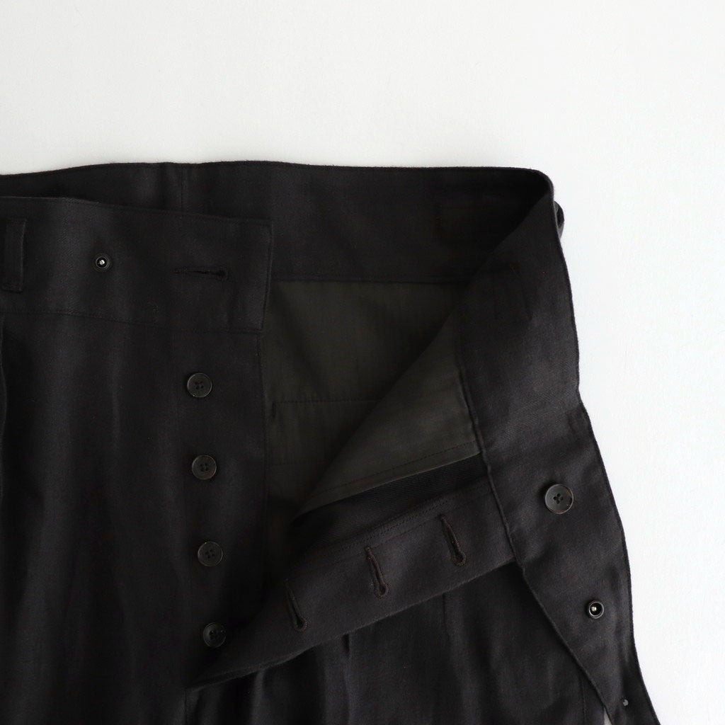 SIDE BUCKLE GURKHA TROUSER #CIGAR [251OJ-PT09]