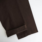 DOUBLE-PLEATED SMARTY TROUSER #WHISKY [252OJ-PT08]