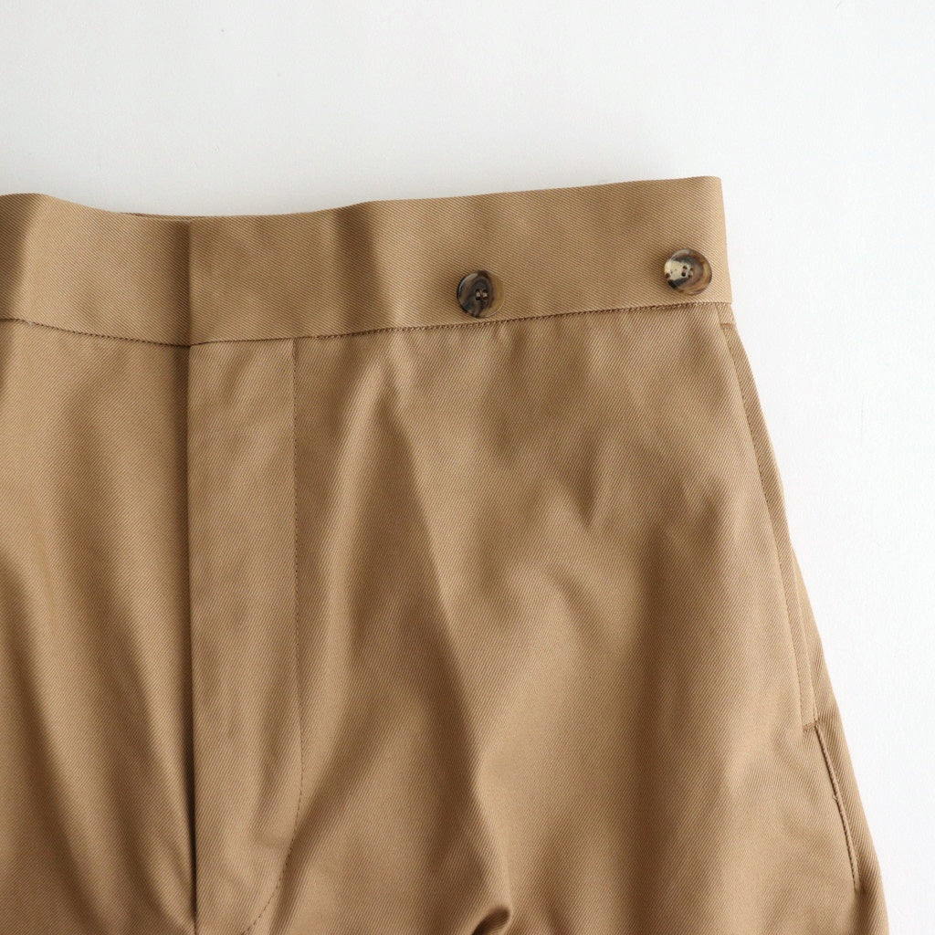 SOLIS COTTON TROUSERS - CHINO #BEIGE [HV501001]