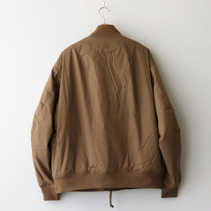 Insulation Varsity Jacket #Light Brown [S24FY020]