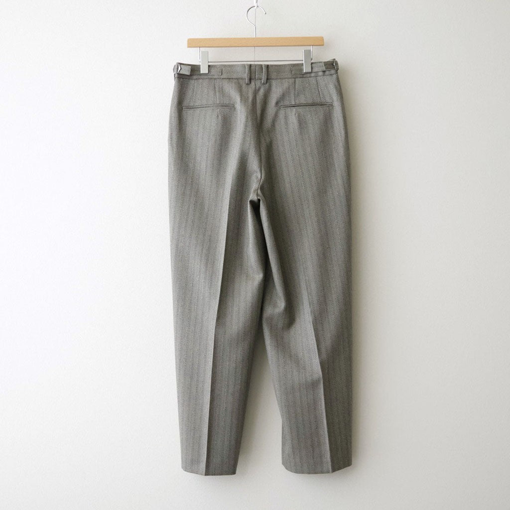 SINGLE PLEAT WIDE TROUSERS #GREIGE [M26C20PT01C]