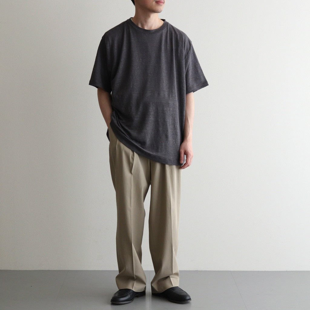 NORMANDY LINEN T-SHIRT #GRAY [BN-25SM-066]