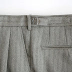 SINGLE PLEAT WIDE TROUSERS #GREIGE [M26C20PT01C]