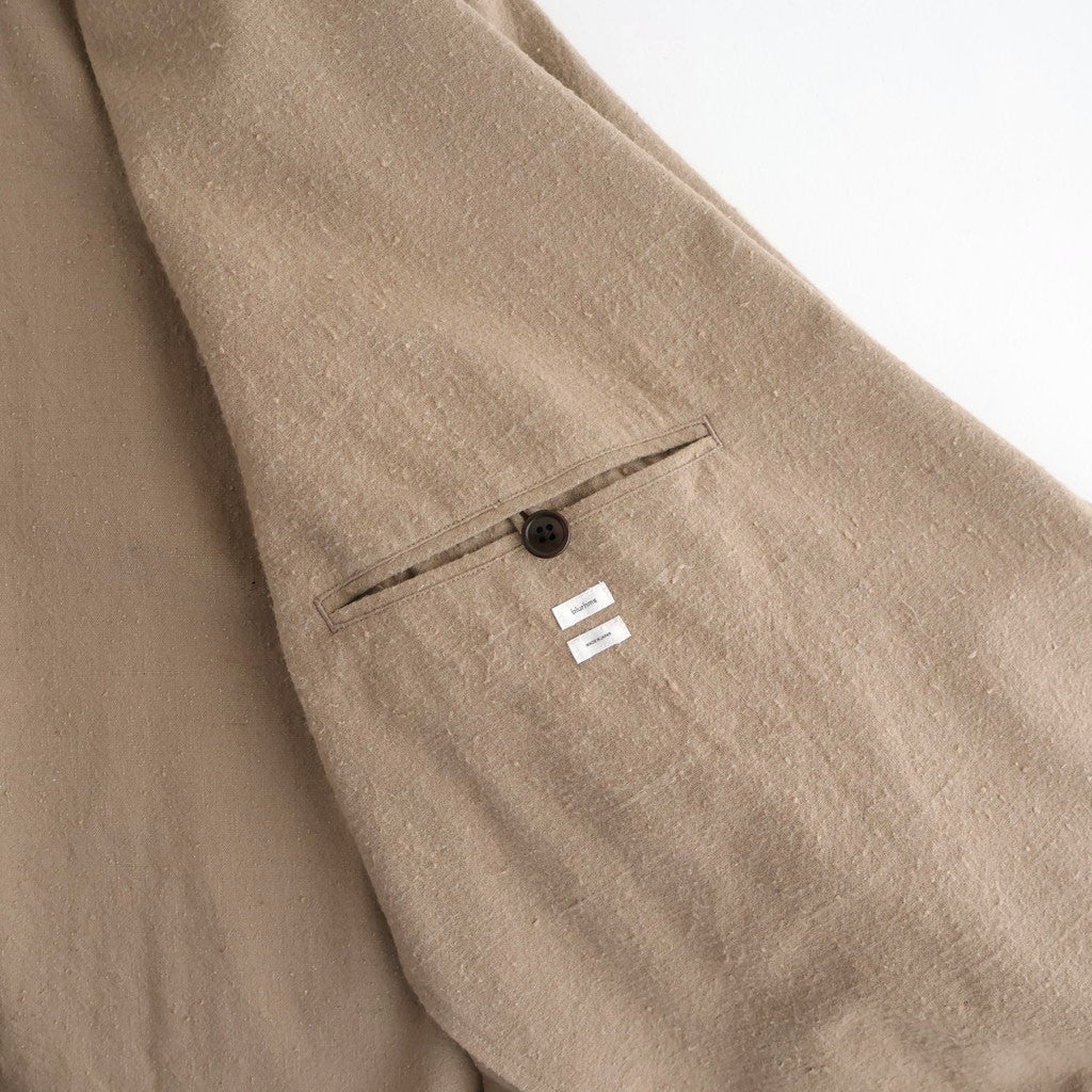 Silk/Cotton Nep Cardigan Jacket #Beige [BHS26S019]