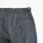 SINGLE PLEAT WIDE TROUSERS #GRAY [M26C20PT01C]