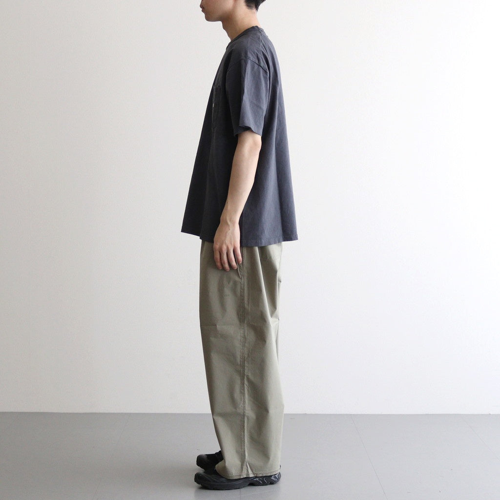 7oz Pocket Tee #Asphalt Gray X Off White [N25SI102]