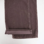 SULFUR-DYED BLEACHED CORDUROY PANTS #050 FADED BROWN [17062 40044]