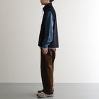 ZIP UP VEST #DARK NAVY [M24D10BL02A]