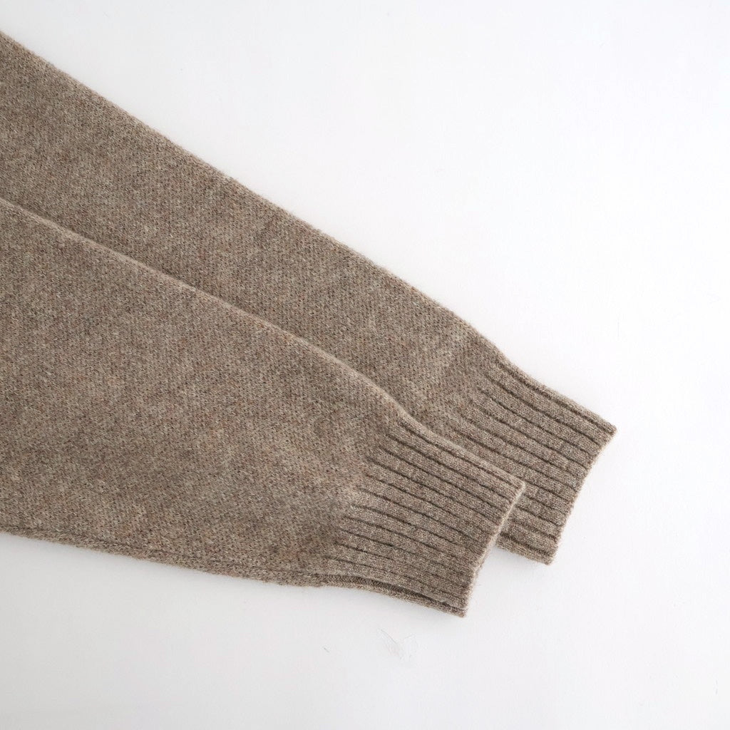 Yak felted sweat shirt #BEIGE×BEIGE [NEP-AW2301]