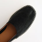 SQUARE TOE ESPADRILLES #BLACK [251OJ-FW06]
