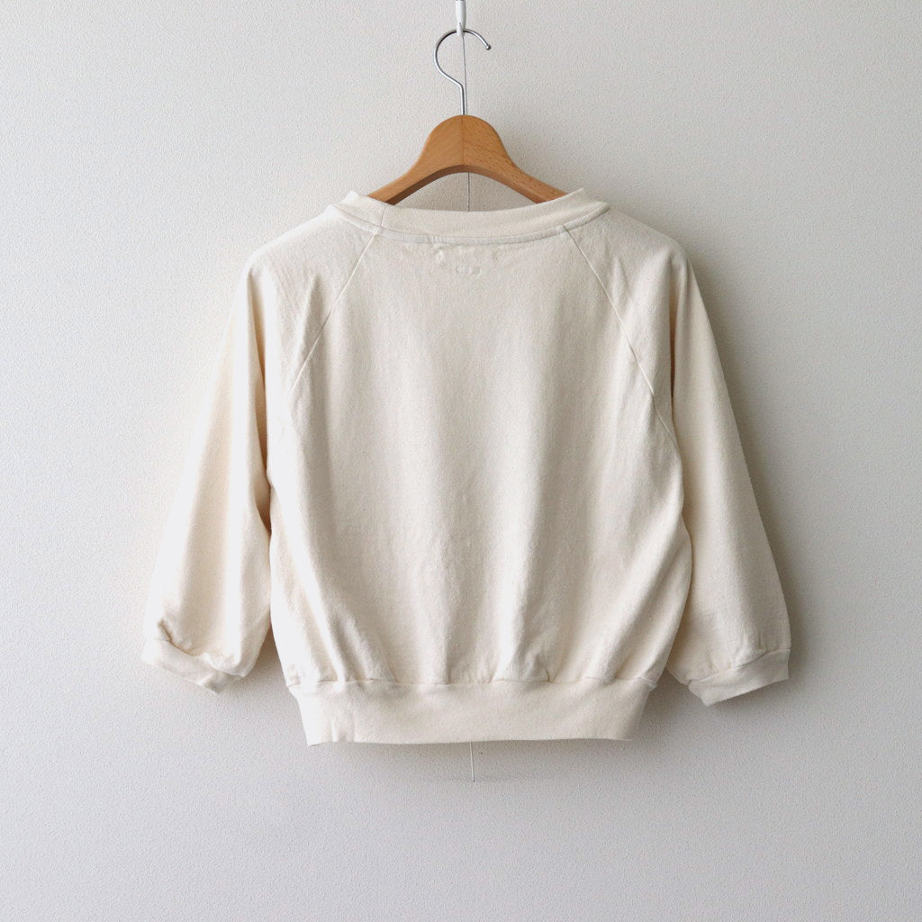 Co/Silk Nep Split Sleeve P/O #Ivory [BHSW24F10]