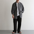 CHAMBRAY WORKADAY LS SHIRT #BLACK(FADE) [PMAT-LS05]