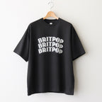 BRITPOP Print Tee WIDE #InkBlack×Ivory-PT [bROOTS25S34A]