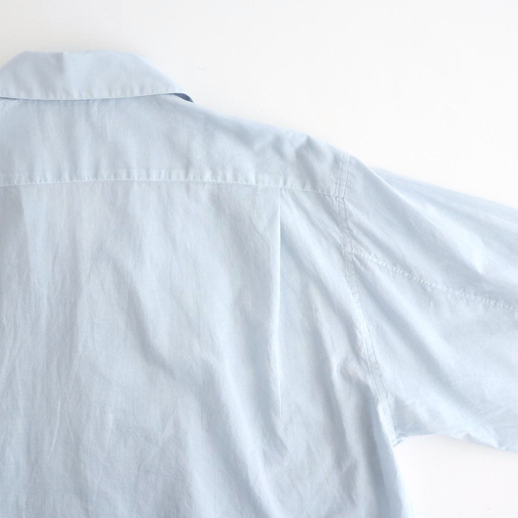 ITALIAN OPEN COLLAR SHIRT #ICE [A26A23SH03C]