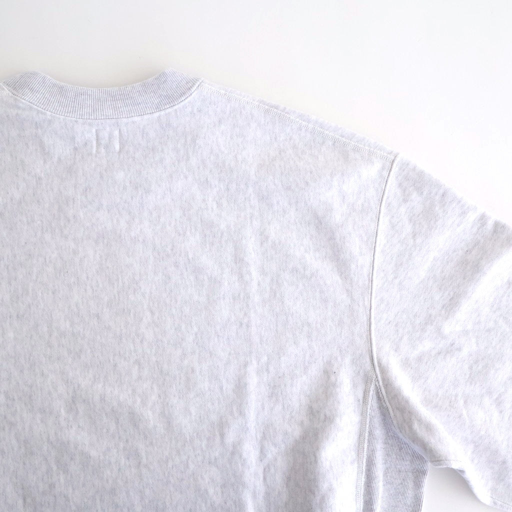 Soft&Hard Sweat Crew-Neck P/O #HeatherWhite [bROOTS24F21F25]