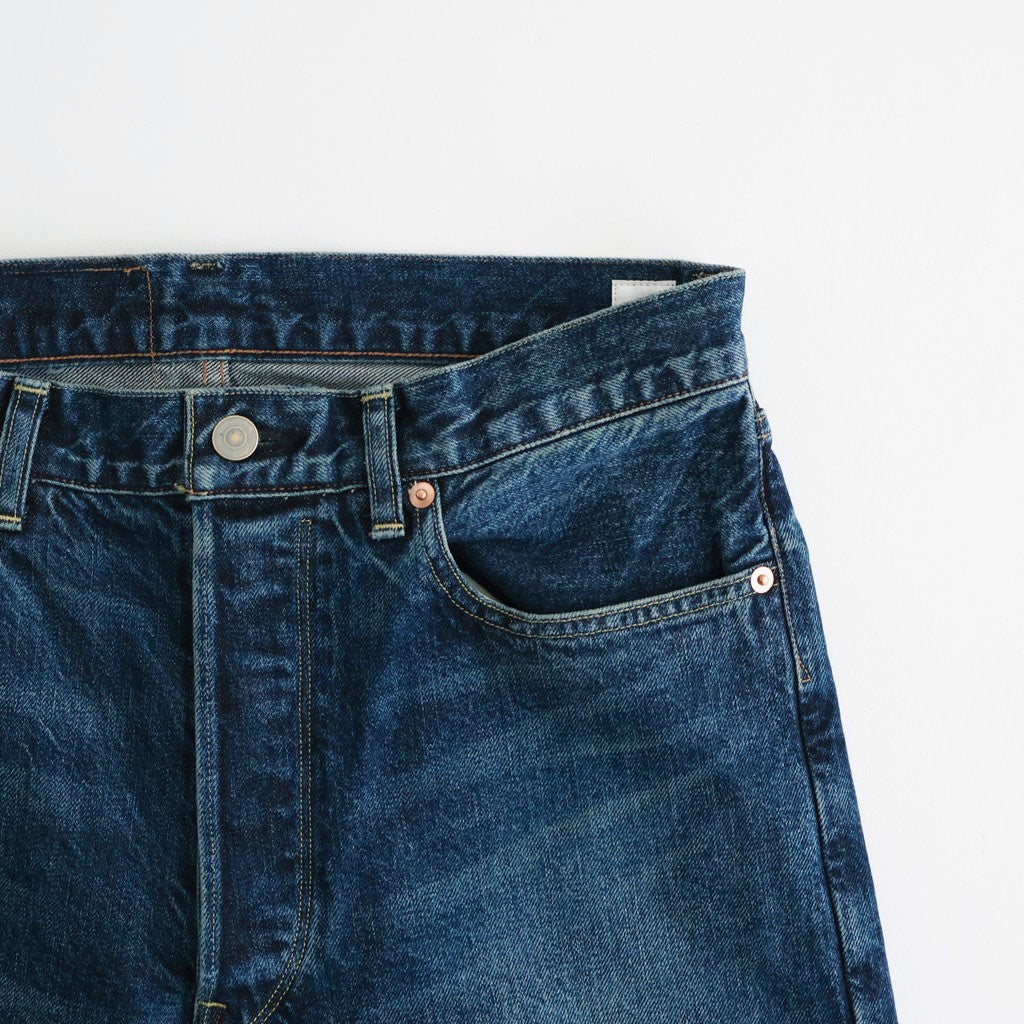 13.5oz Denim Pants Narrow #USED-Indigo [bROOTS24F10S26USD]