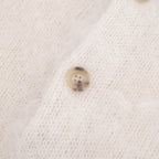 PURE MOHAIR SHAGGY POLO #IVORY [BN-25FL-053]