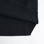 32G SMOOTH WOOL POLO HALF ZIP #CHARCOAL BLUE [BN-25FM-021]