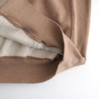 Thin-Sweat Hoodie Zip #HeatherBeige [bROOTS25S24S26]