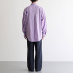 REGULAR STRAIGHT TROUSERS #NAVY STRIPE [M25C07PT02C]