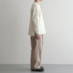 FRONT TUCK ARMY TROUSER #DUNE [252OJ-PT07]