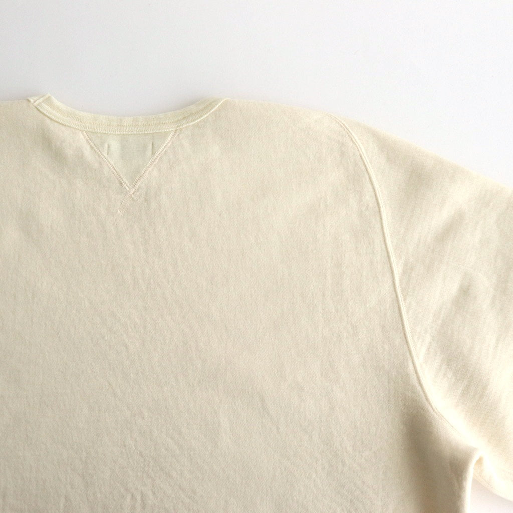 CREW-NECK ATHLETIC TOPS #RAW WHITE [242OJ-CT03]