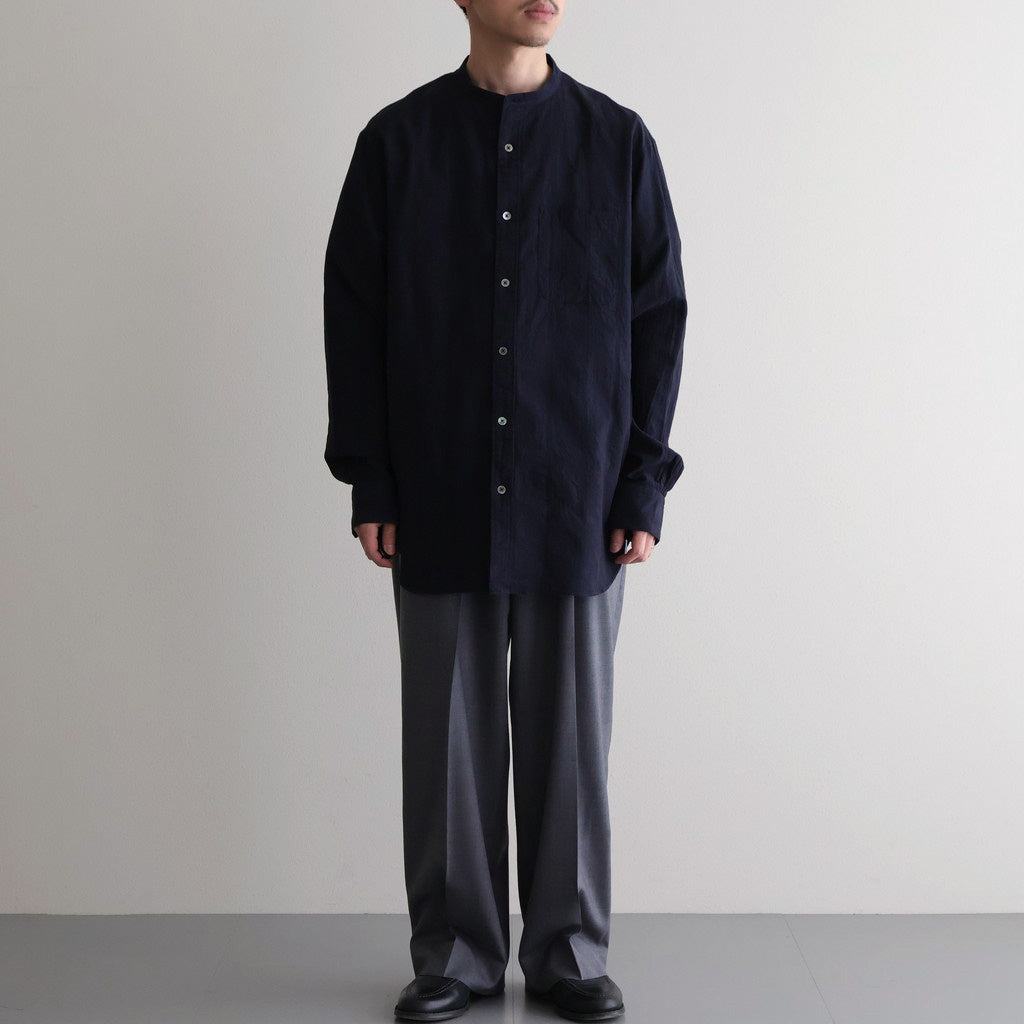 SUPER120'S CHAMBRAY WOOL 3TACK TR #020 GREY [17061 40031]