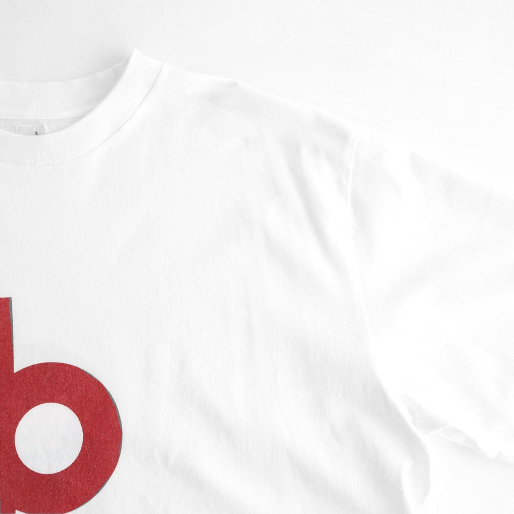 bd Print Tee WIDE #White×Red-PT [bROOTS25S34S26A]