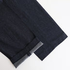 DOUBLE-PLEATED SMARTY TROUSER #INDIGO DENIM [251OJ-PT02]