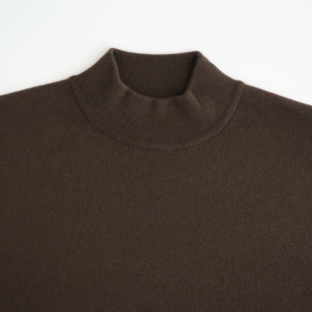 SUNSHINE CASHMERE MOCK NECK #BROWN [BN-26FM-058]