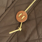 Quilting Field Mountain Parka #Brown [N25FA087]