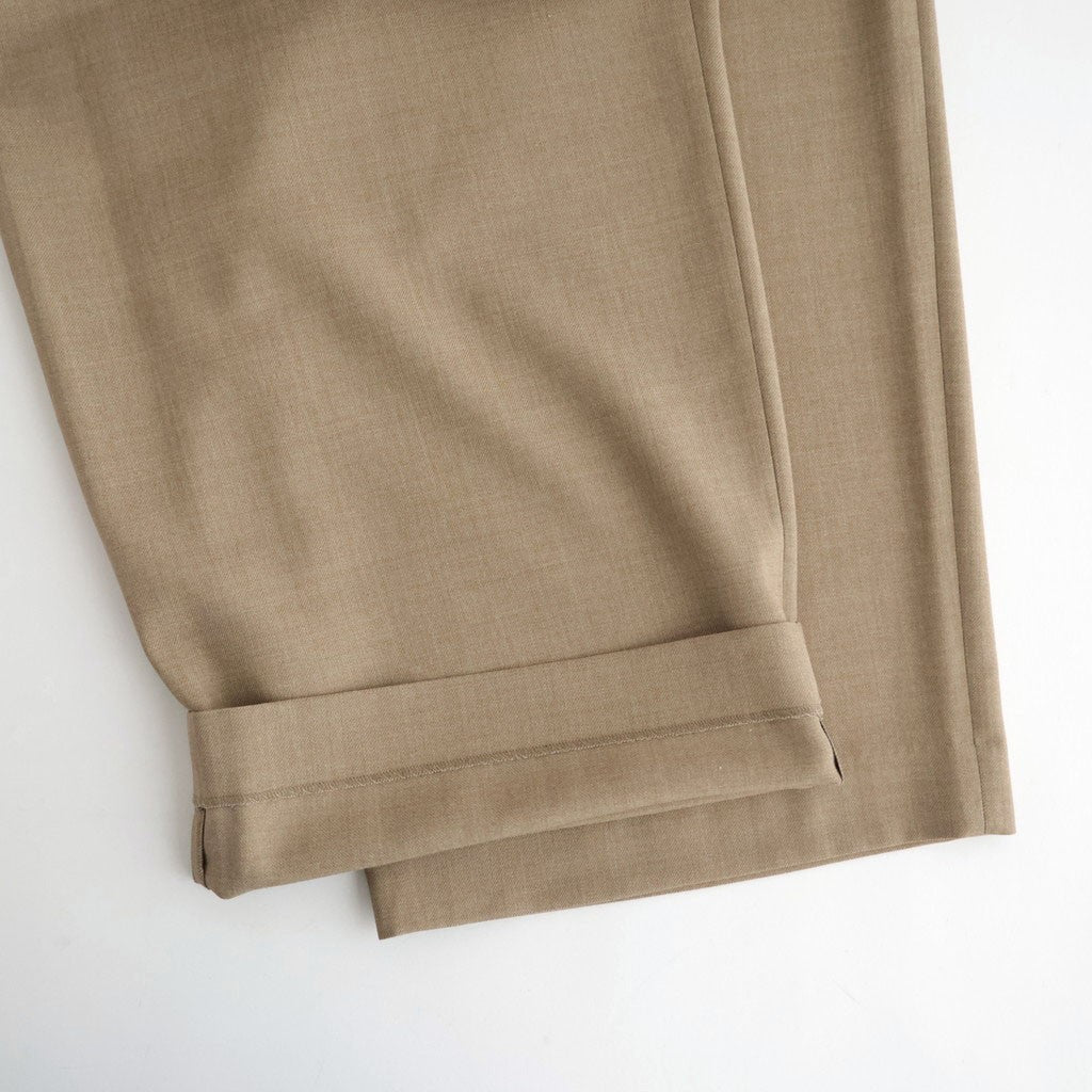 DOUBLE PLEATED BUGGY TROUSERS #BEIGE [M26C06PT01C]