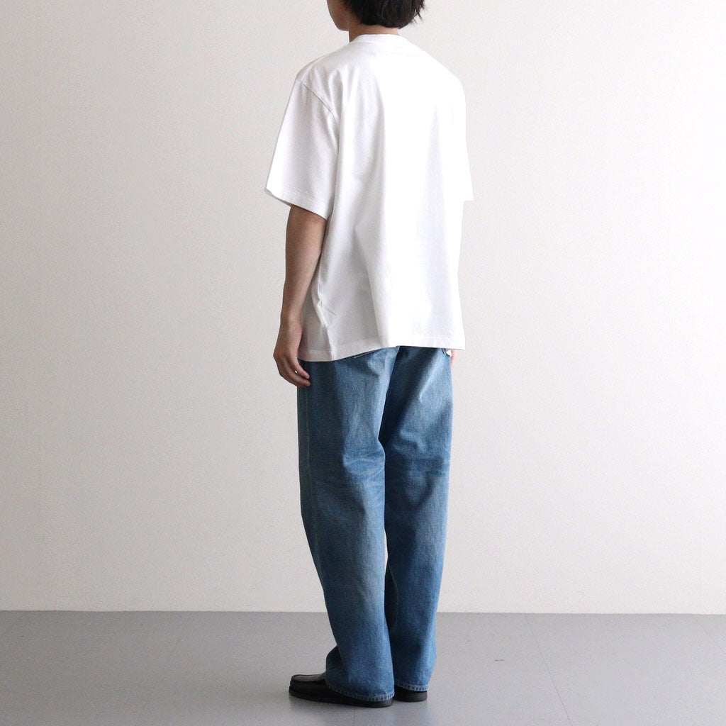 RAREGROOVE Print Tee WIDE #White×Black-PT [bROOTS25S34S26B]