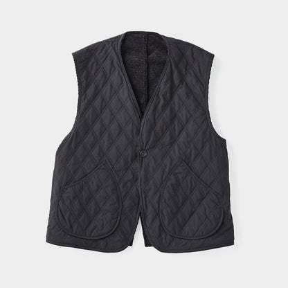 PRINTED CORDS GAME-KEEPER VEST #MARINE BLACK [242OJ-VT03]