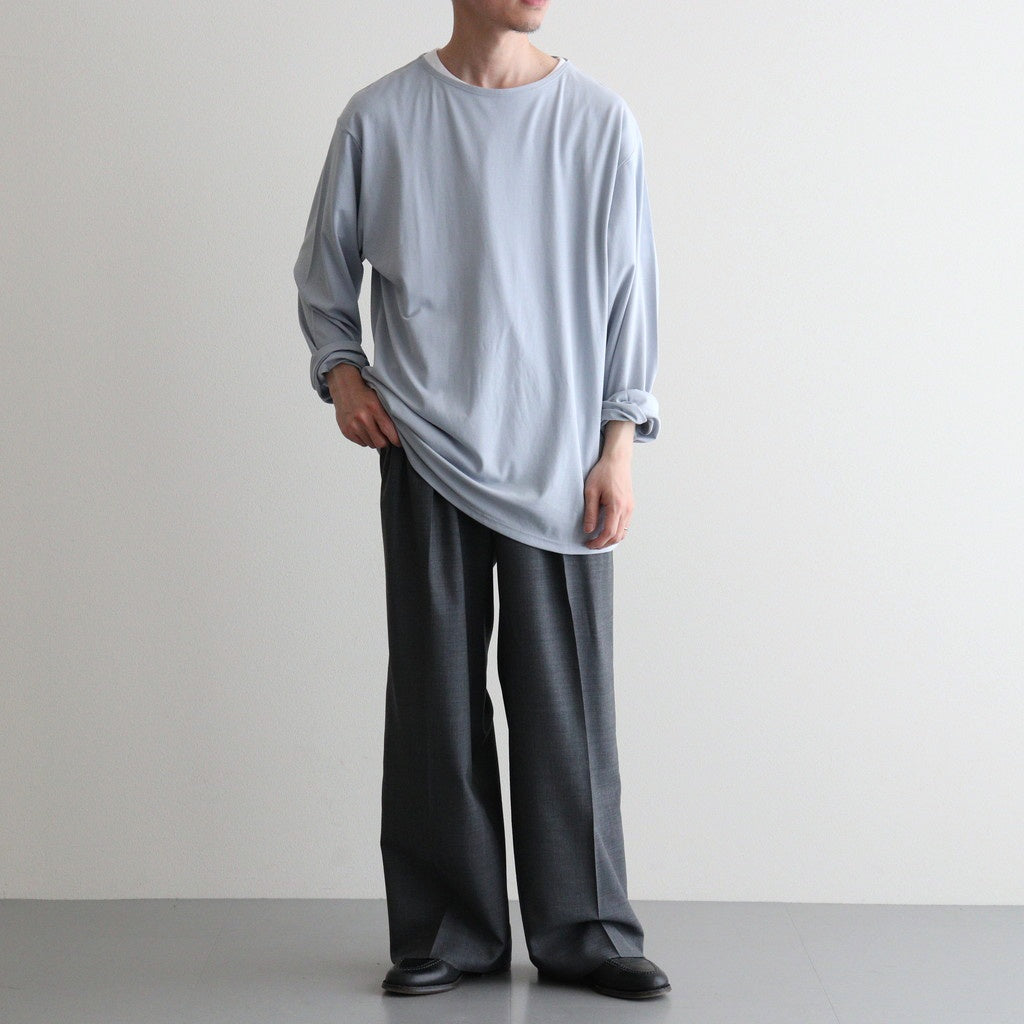 PIMA MOKLODI BASQUE TEE #SMOKE BLUE [26S-BIS-CS62]