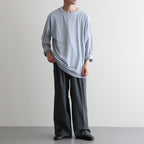 PIMA MOKLODI BASQUE TEE #SMOKE BLUE [26S-BIS-CS62]