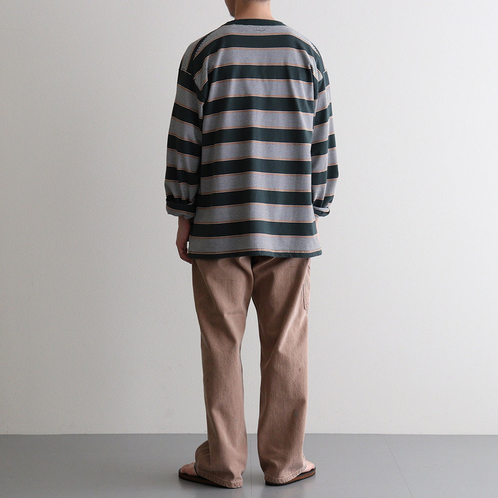DENIM PAINTER TROUSERS #BROWN(PAINTED) [PMAV-PT10]