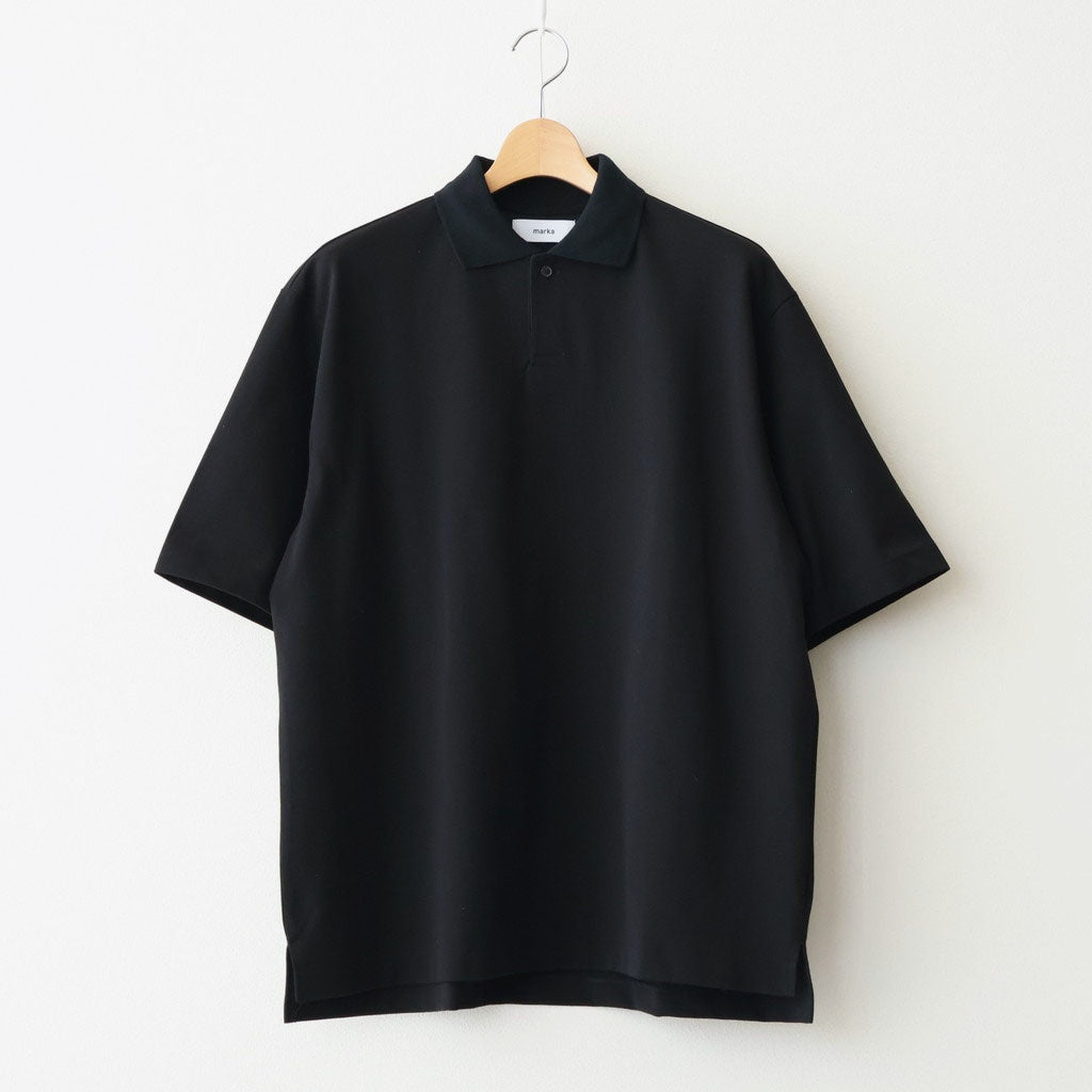 ONE BUTTON TEE S/S #BLACK [M26A14CS02B]