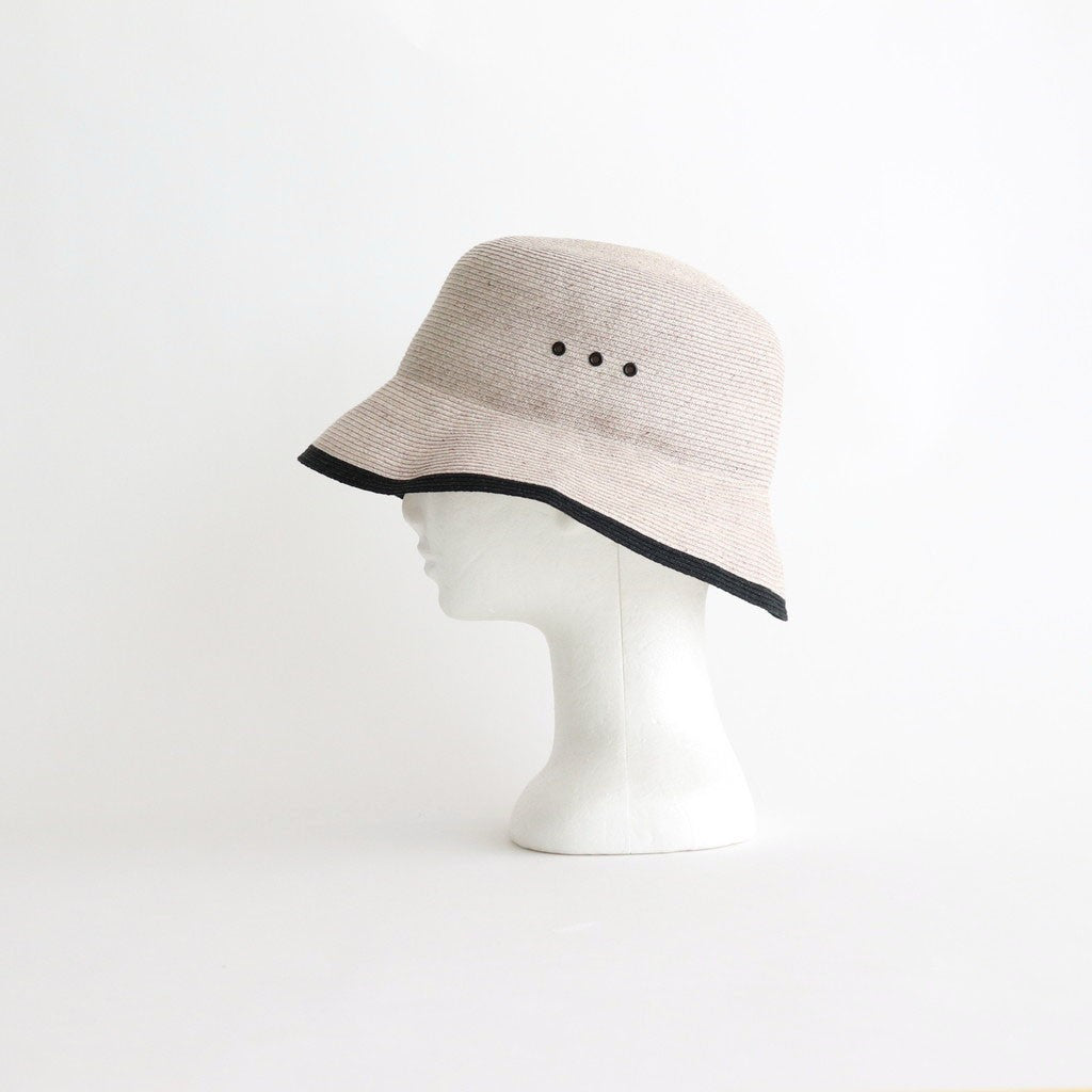 BRAID BUCKET HAT #BEIGE [Y01012]