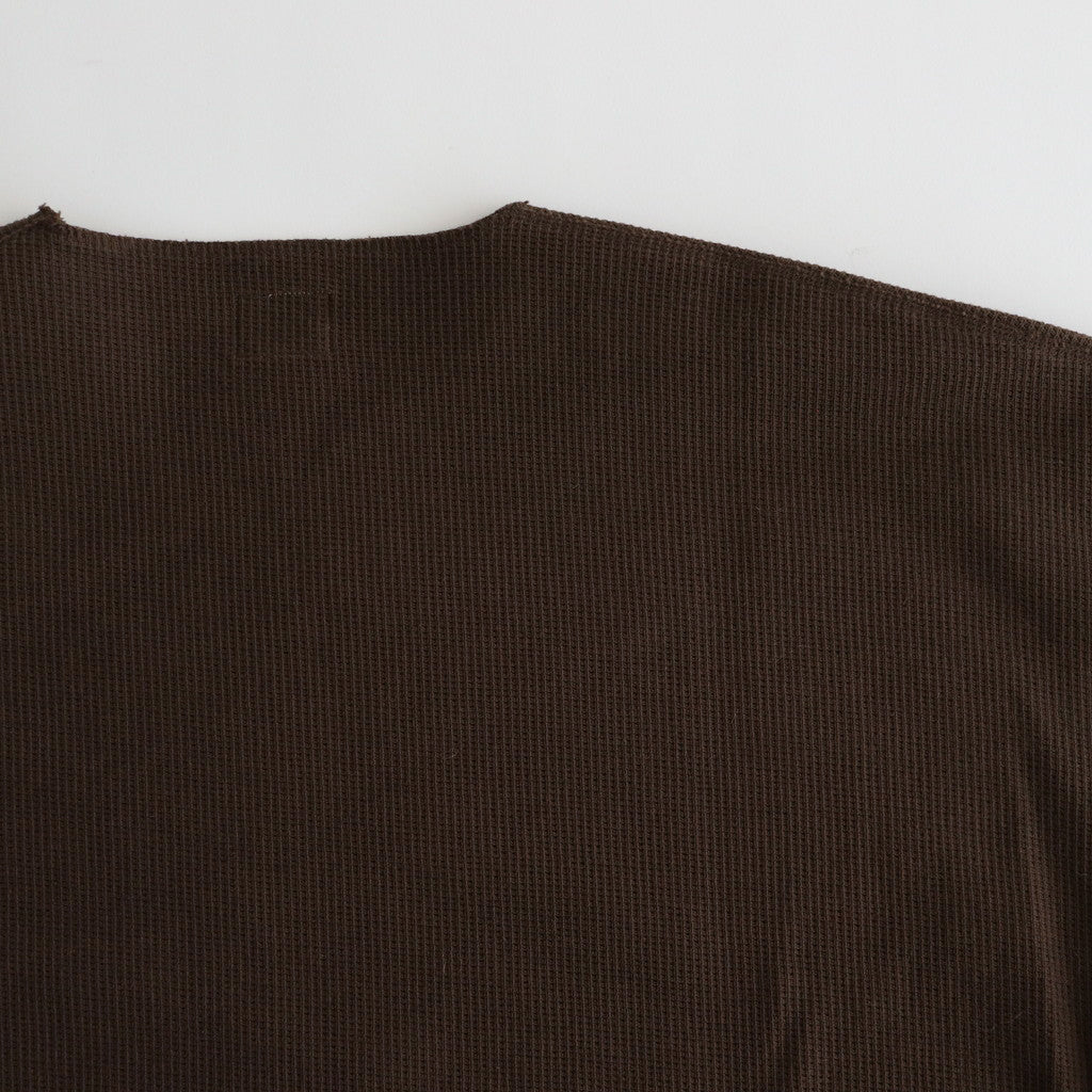 Rough&Smooth Thermal Over Neck L/S #KhakiBrown [bROOTS24F30]