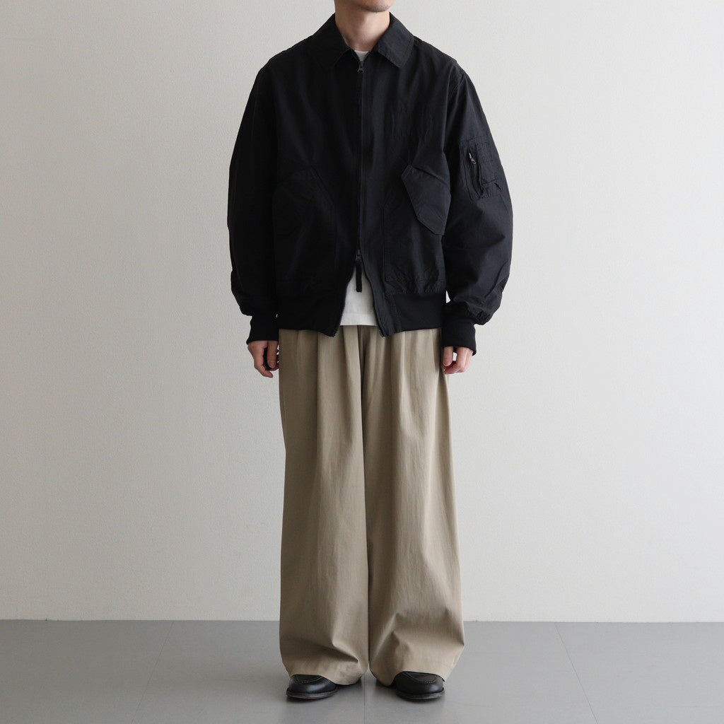 パンツ TRIPLE PLEATED EASY TROUSERS TRIPLE PLEATED EASY TROUSERS #BLACK [A25A16PT01C] – Diffusion